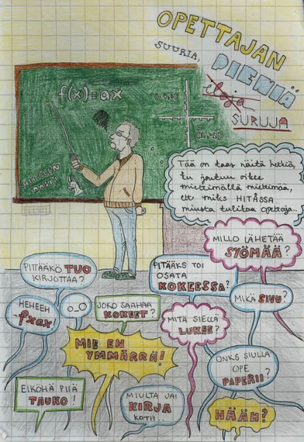 Matikan tunti - how teacher sees it vs. how students see it